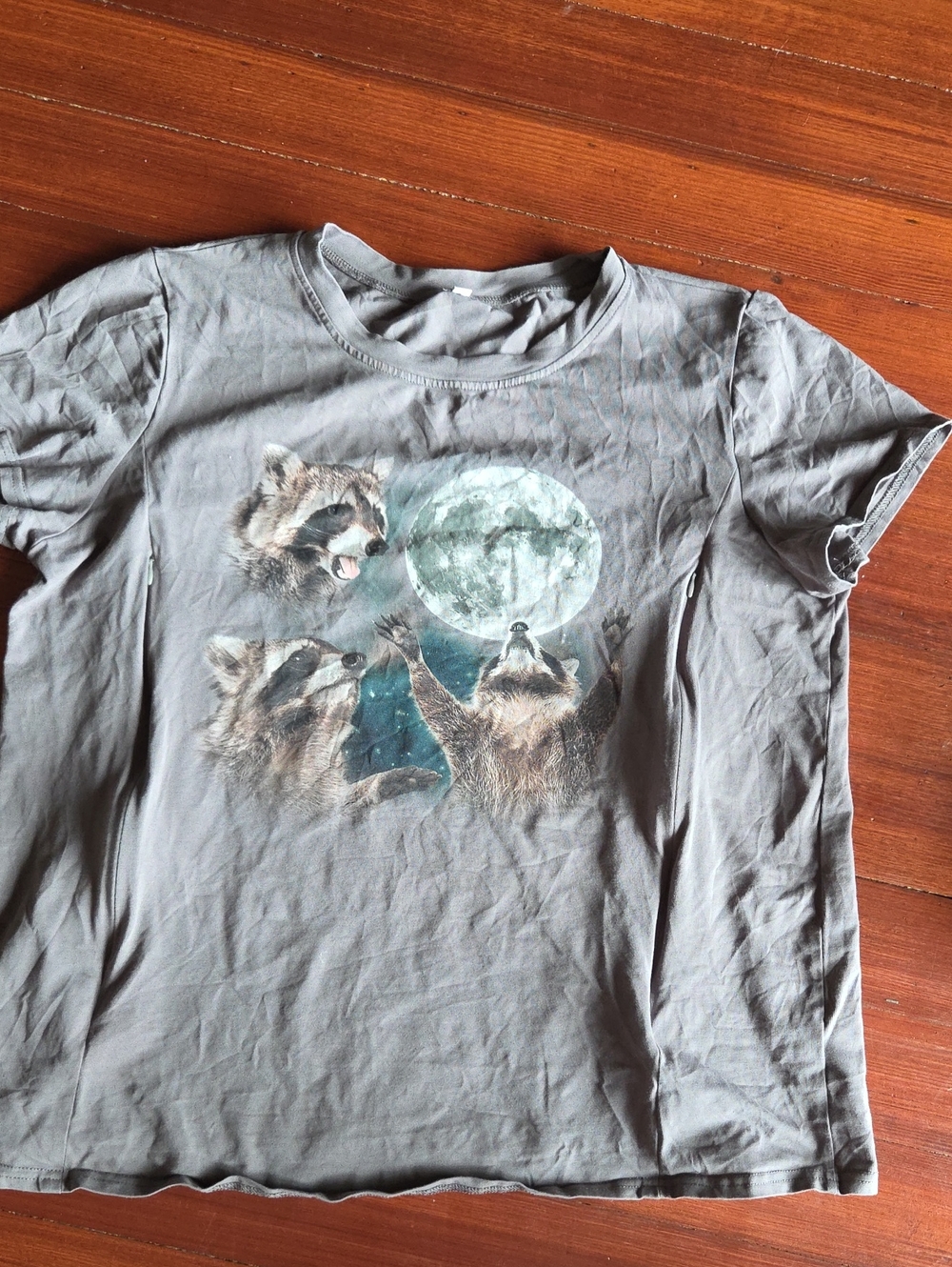 Nursing Raccoon Moon Tee